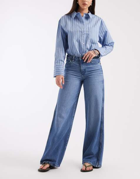 Wrangler - World Wide - Jean doux au toucher à taille mi-haute - Lilas délavé - view 1