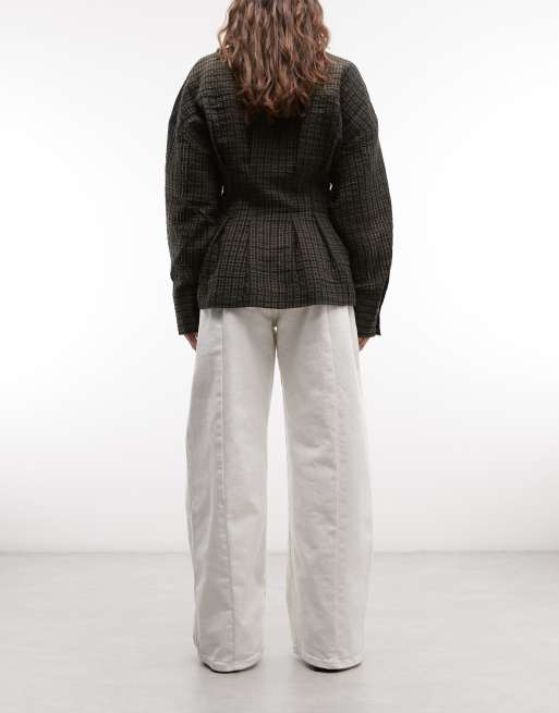 Wrangler X Lainey Wilson barrel jeans i hvid, 3 af 5