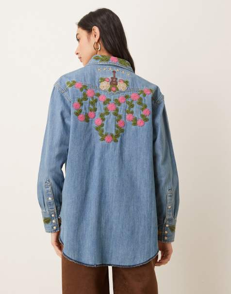 Wrangler x Lainey Wilson embroidered co-ord - view 1