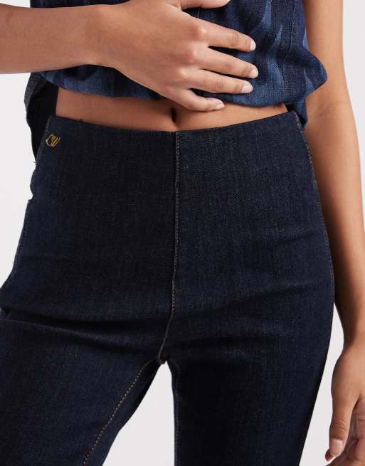 Wrangler x Lainey - Wilson Flame - Flared jeans in indigo, 4 van 5