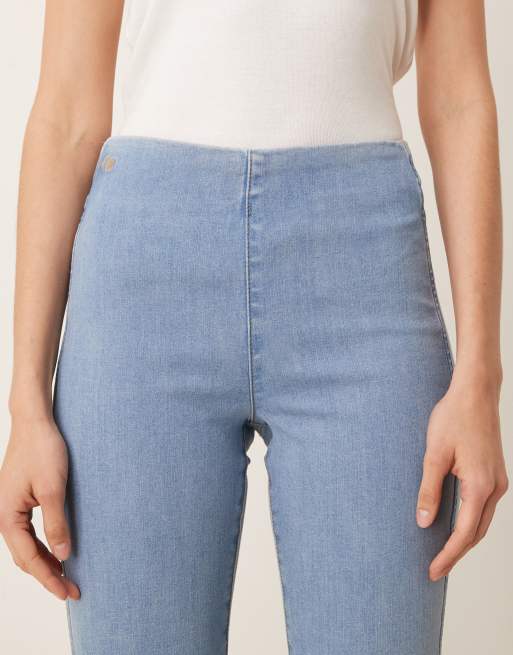 Wrangler x Lainey Wilson - Jeans a zampa elasticizzati blu in coordinato, 5 di 5