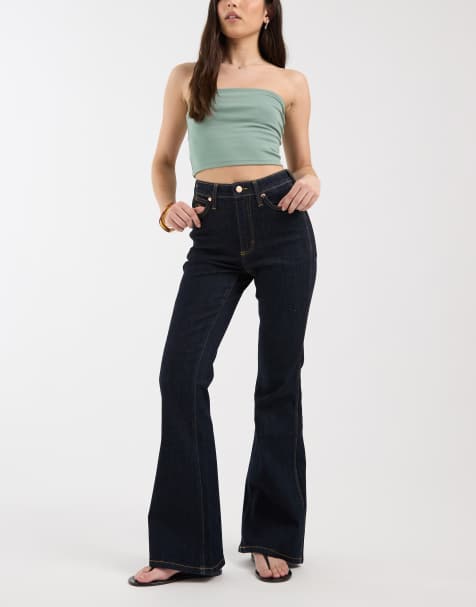 Wrangler x Lainey Wilson – Schlagjeans in Indigoblau - view 1