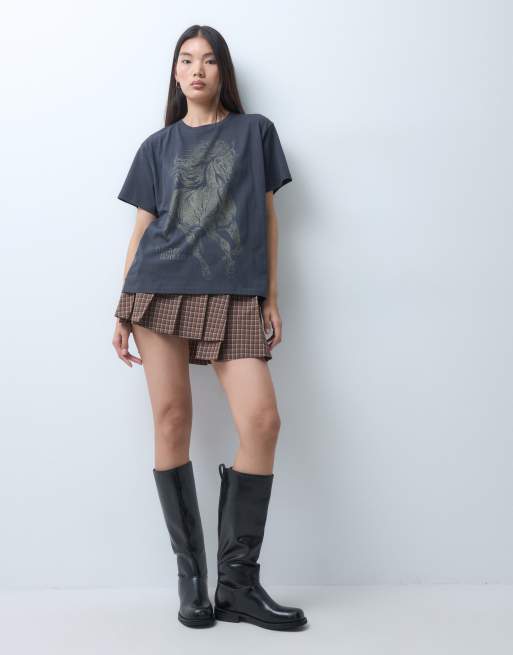 Wrangler X Lainey Wilson T-shirt med grafisk print i mørkeblå, 2 af 5
