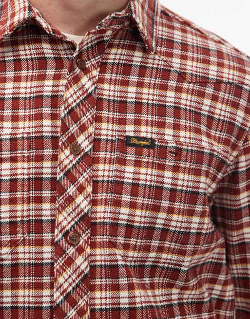 Wrangler x Stranger Things - Geruit overhemd in rood, 5 van 5