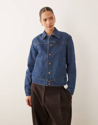 Wrangler Wrangler x Stranger Things Nancy denim jacket in blue