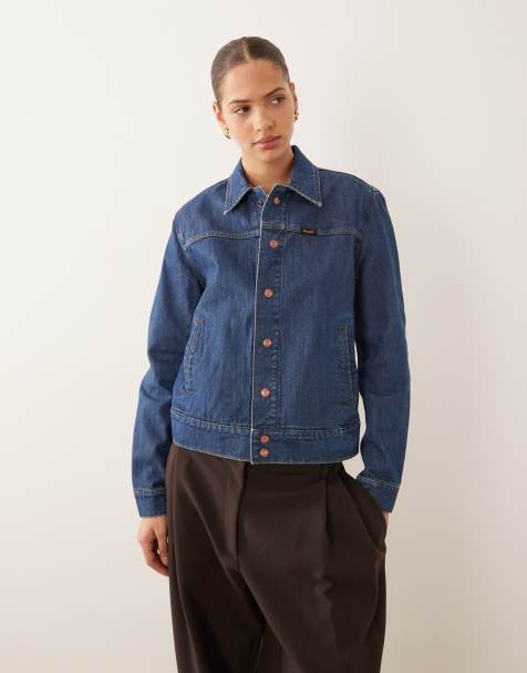 Wrangler x Stranger Things Nancy denim jacket in blue