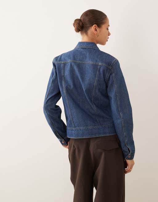 Wrangler x Stranger Things - Nancy - Giacca di jeans blu, 3 di 4