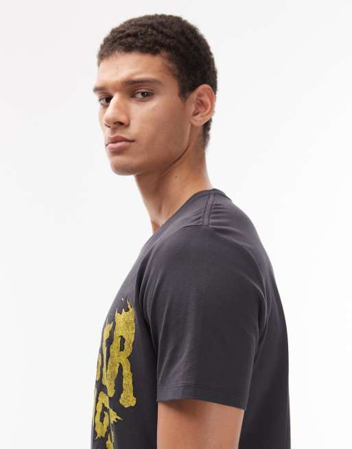 Wrangler x Stranger Things - T-shirt met grafische logoprint in zwart, 4 van 5