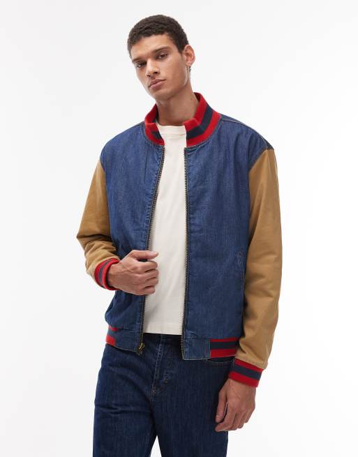 Wrangler x Stranger Things Will - Giacca di jeans stile bomber multicolore