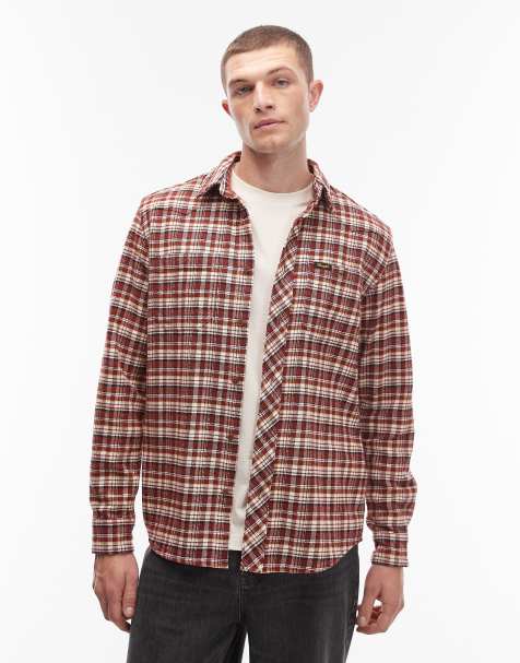 Wrangler x Stranger Things Will's checked shirt in red - view 1
