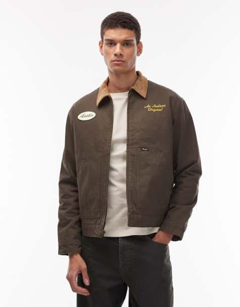 Wrangler x Stranger Things workwear jacket in black - view 1