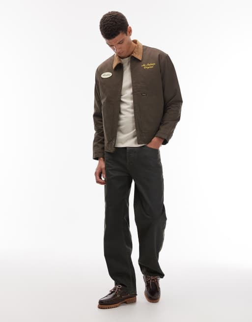 Wrangler x Stranger Things workwear jacket in black | ASOS