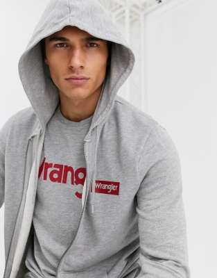 wrangler zip hoodie