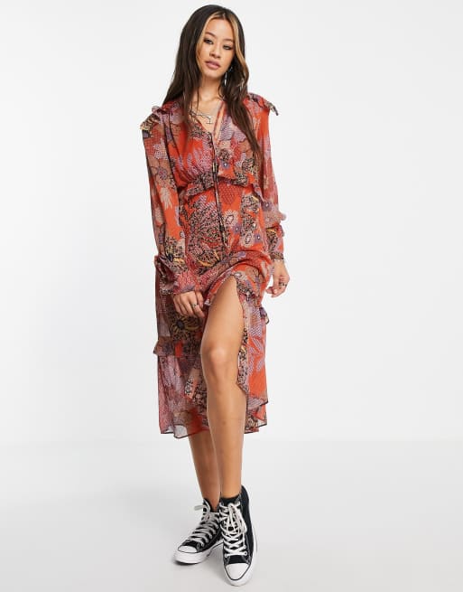 Asos hippie sale dress