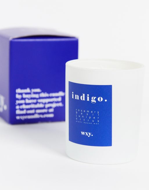 WXY. Indigo. - Rosemary & cedar - Kaars 200 g