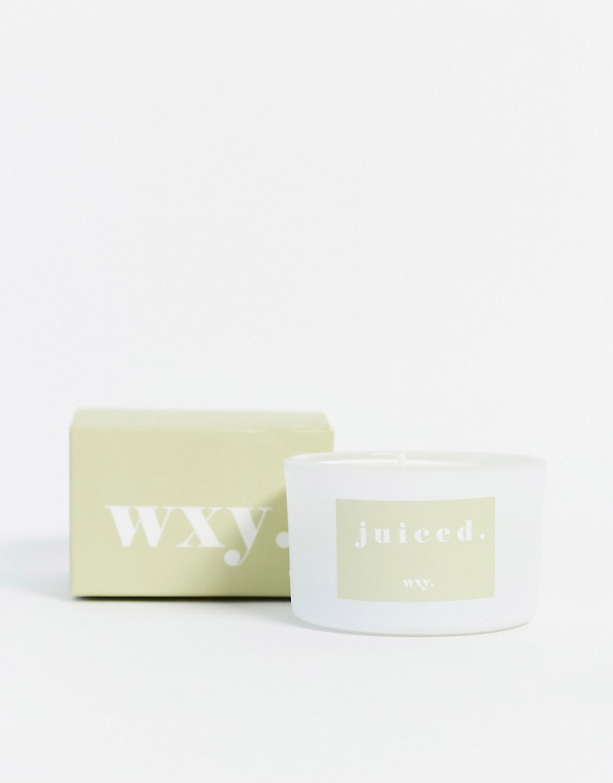 wxy. juiced. lime avocado & cucumber water 3oz candle-No Colour