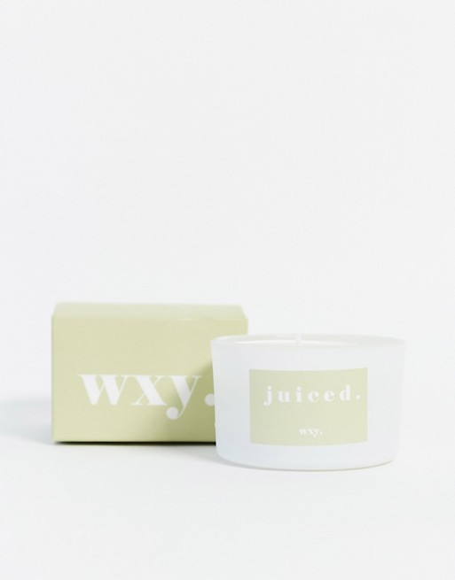 WXY. Juiced. Lime Avocado & cucumber Candle 95g