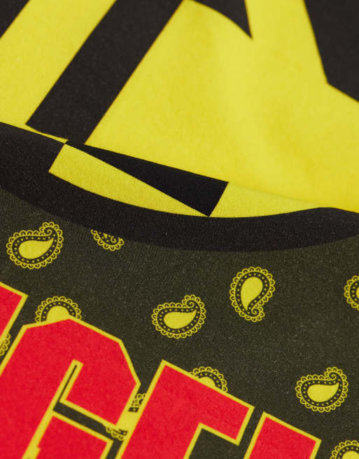 XLARGE - Bandana met paisley motief in geel, 2 van 3
