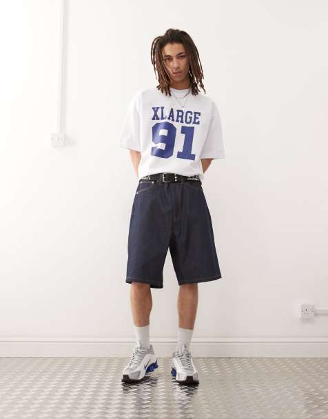 XLARGE - Bermuda baggy avec logo OG brodé sur la poche arrière - Brut - view 1
