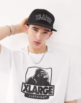 XLARGE - Casquette à bride arrière avec logo rond - Noir
