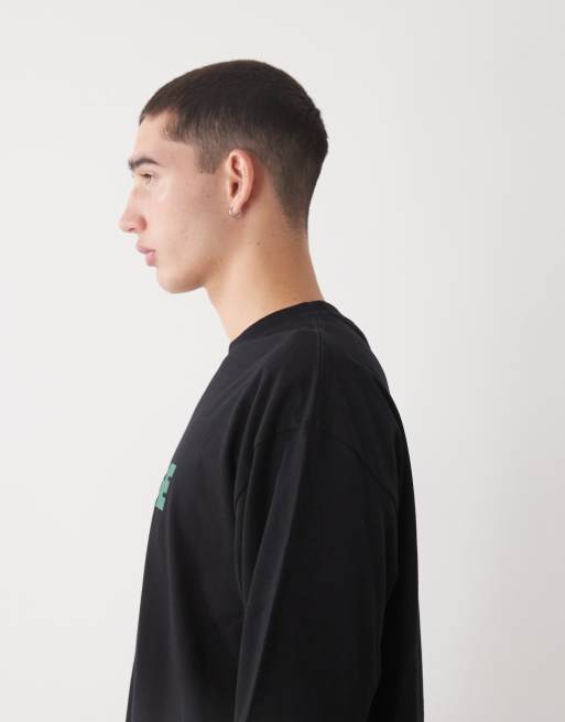 Xlarge – Czarny T-shirt z długimi rękawami i logo, 4 z 5