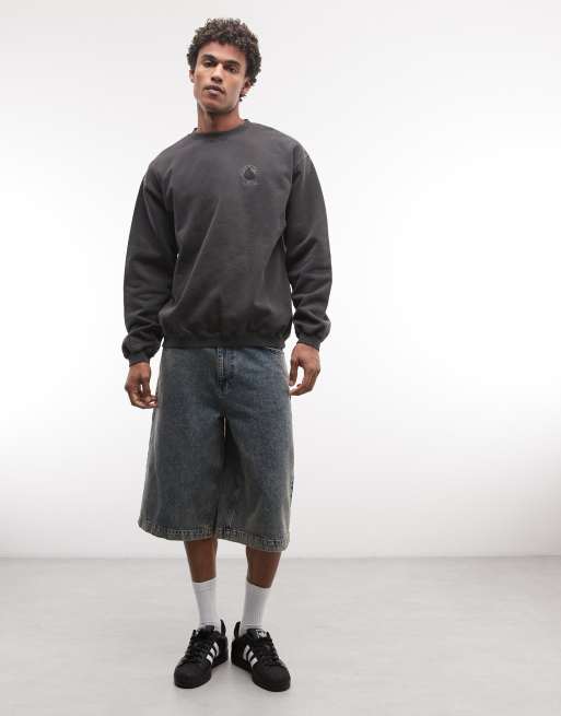 XLARGE – Gorillas Nation – Svart sweatshirt med rund halsringning och broderi baktill, 2 av 5