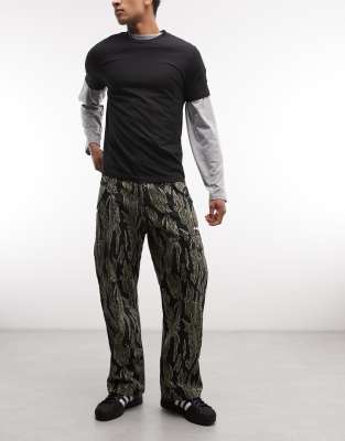 Xlarge Label Ripstop Cargo Pants In Multi