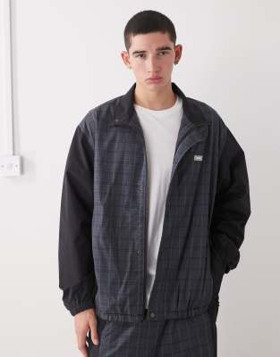 Xlarge Logo Color Block Track Jacket In Gray