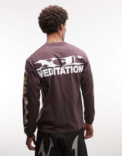 XLARGE – Meditation – Fioletowy T-shirt z długimi rękawami, 3 z 5