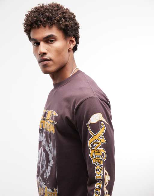 XLARGE – Meditation – Fioletowy T-shirt z długimi rękawami, 5 z 5