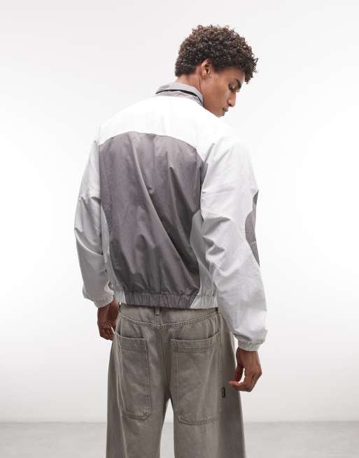 XLARGE nu age track jacket in white, 5 of 5
