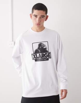 Xlarge Og Long Sleeve Graphic Logo T-shirt In White