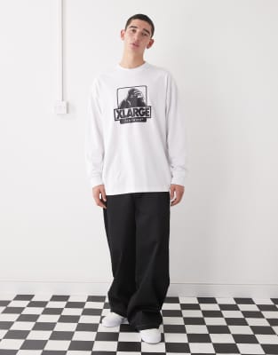 Xlarge Og Long Sleeve Graphic Logo T-shirt In White