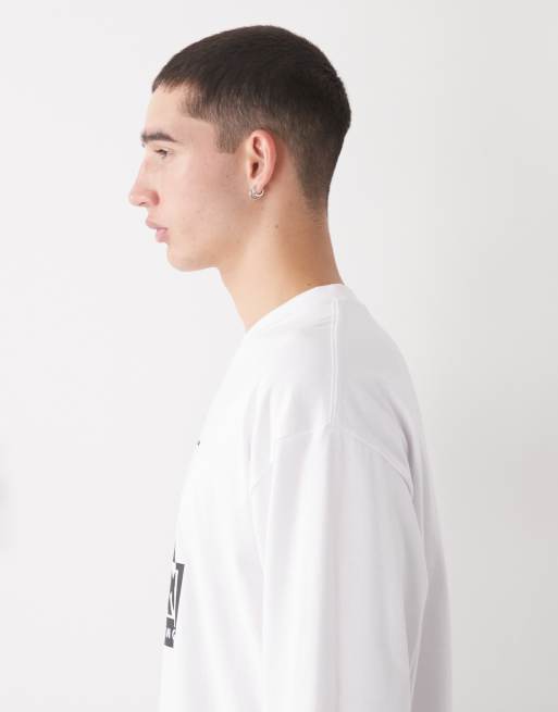 XLarge – OG – Vit, långärmad t-shirt med grafisk logga, 4 av 5