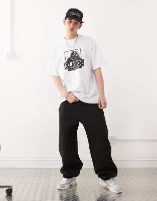 Tシャツ・カットソー AECA WHITE BIG LOGO SWEATSHIRTBLACKWHITE AWCMFWBDTSSSO001C0B XLARGE oversized t-shirt with OG logo graphic in white | ASOS