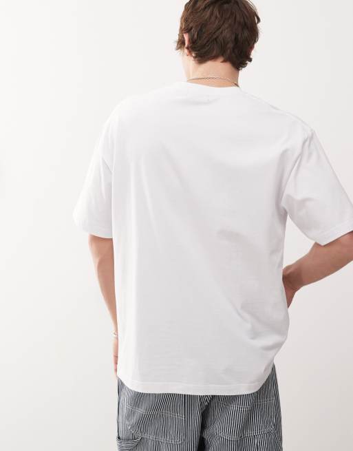 XLARGE pocket t-shirt with OG logo in white, 3 of 4