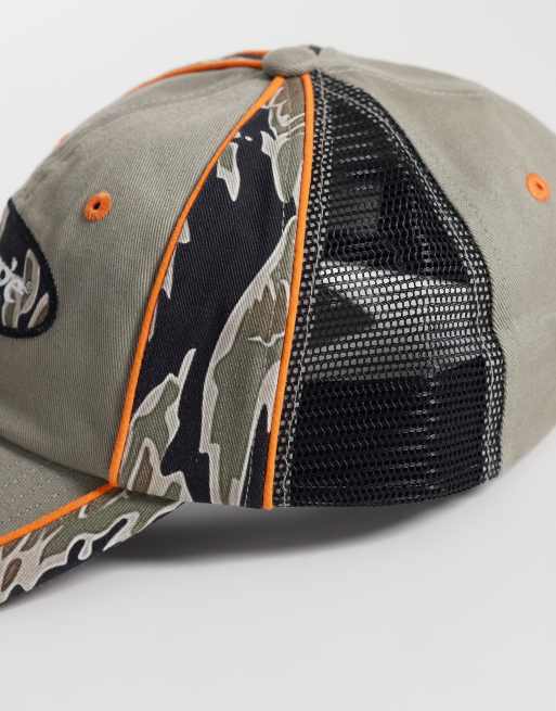 XLARGE - Red Head Hybrid - Cappello con visiera a sei pannelli color oliva mimetico, 3 di 3