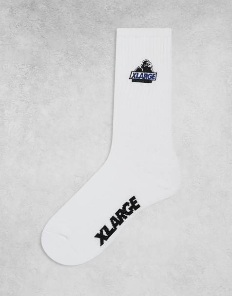 XLARGE socks with  embroidered OG logo in white - view 1