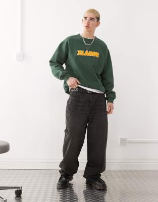 Xlarge Sweatshirt With Contrast Textured Logo