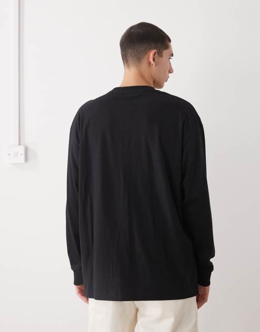 XLarge - T-shirt manches longues à logo - Noir, 3 de 5