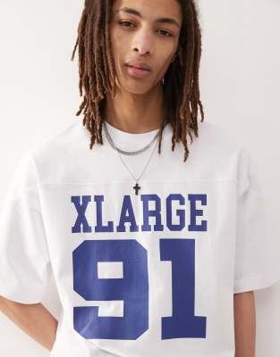 Xlarge T-shirt With Oversized Logo And Number 91 Print