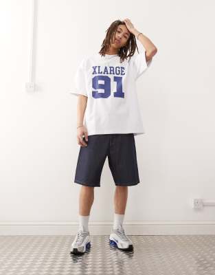 Shop Xlarge T-shirt With Oversized Logo And Number 91 Print