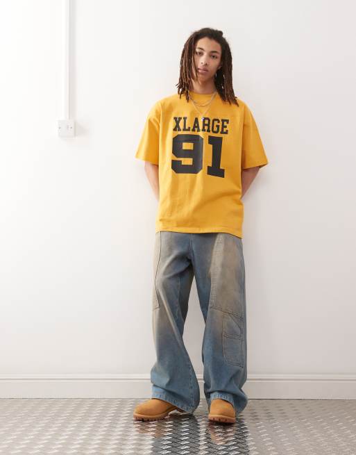 XLARGE t-shirt with oversized logo and number 91 print in