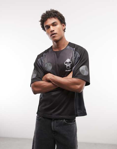 XLARGE team football jersey top in black - view 1