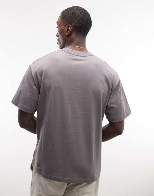 XLARGE urban logo t-shirt in charcoal, 5 of 5