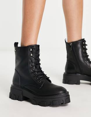 xti black ankle boots