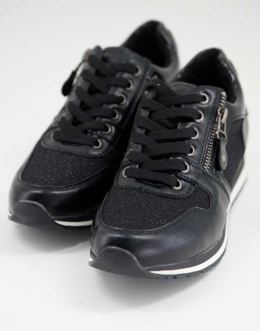 Xti sales black trainers