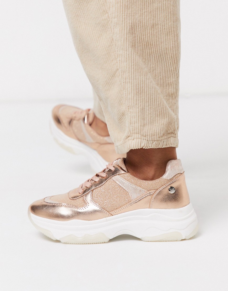 XTI chunky sole trainers-Beige