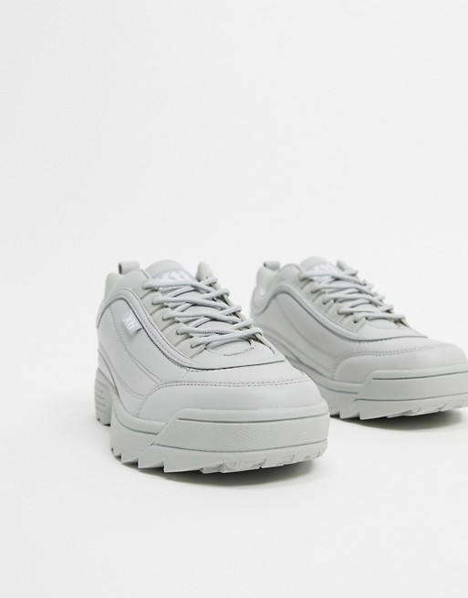 XTI chunky trainers in grey