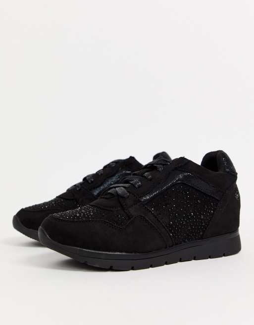 Xti black hot sale trainers